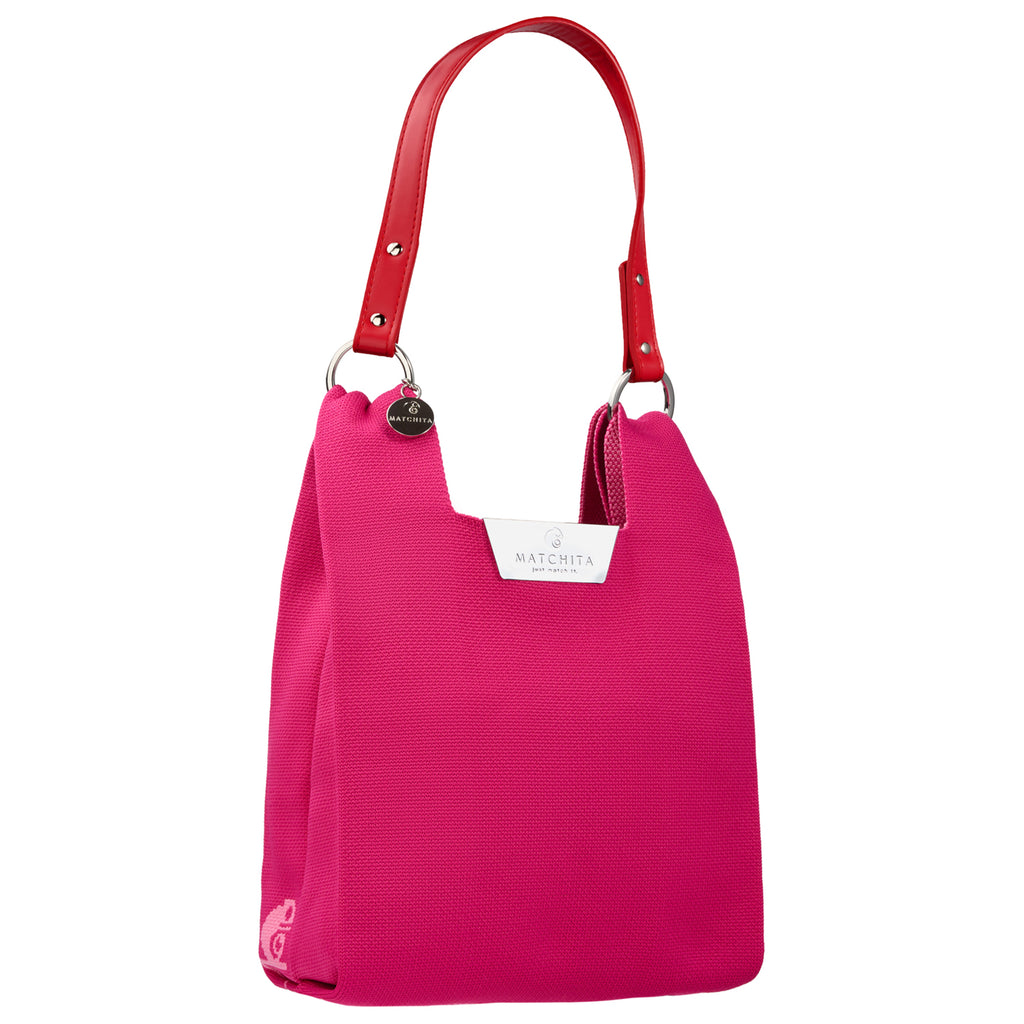 Чанта от текстил със сменяеми  дръжки