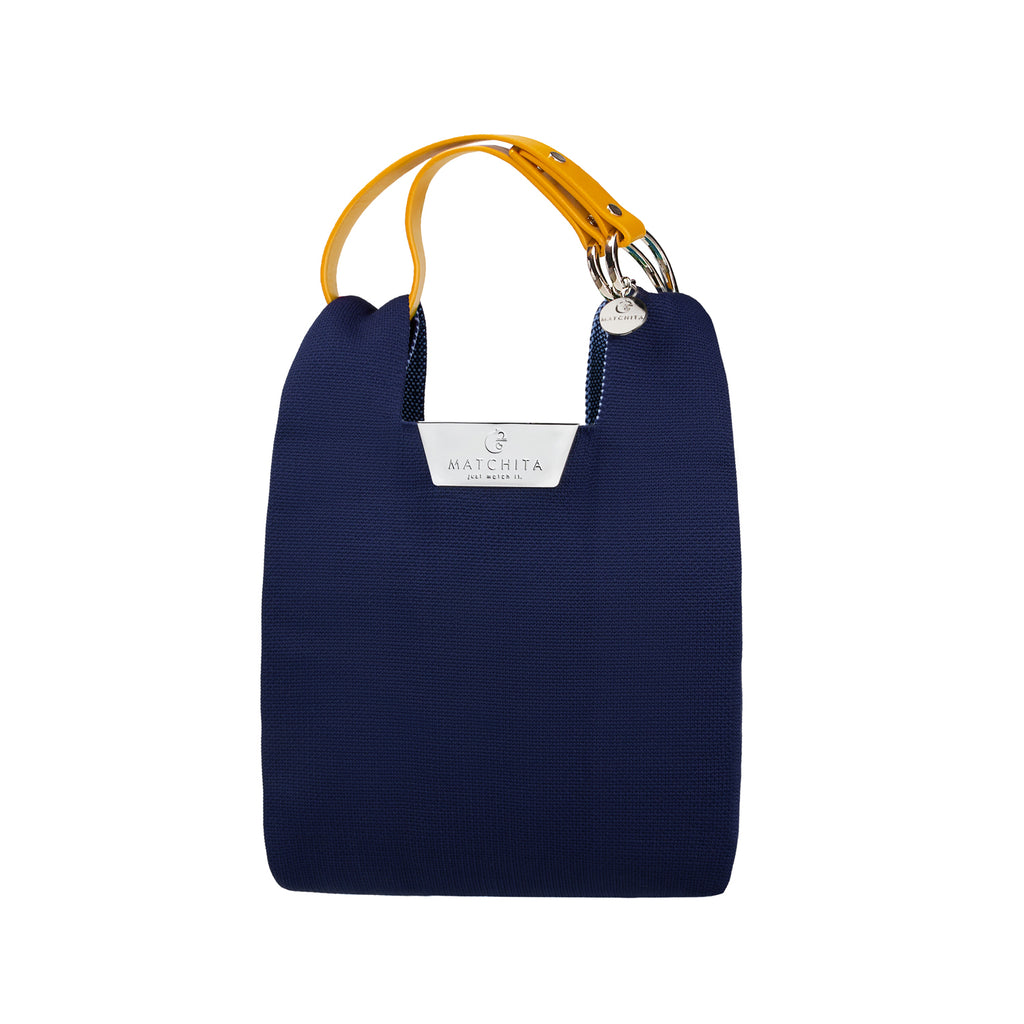 Чанта от текстил със сменяеми  дръжки