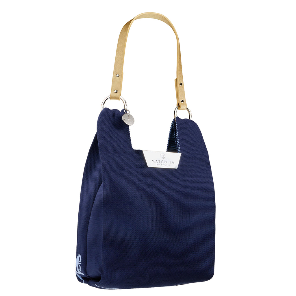 Чанта от текстил със сменяеми  дръжки