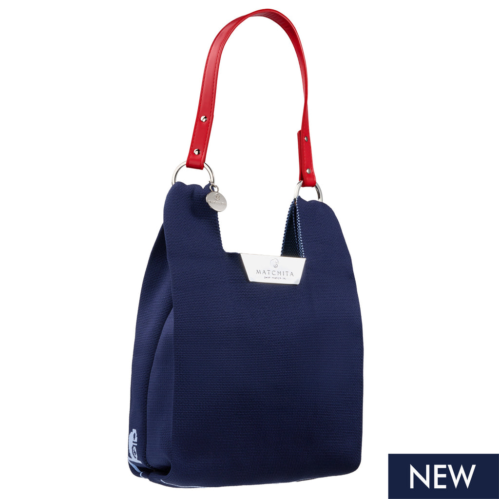 Чанта от текстил със сменяеми  дръжки